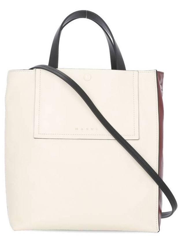 Museo Soft Small Tote Bag White - MARNI - BALAAN 1