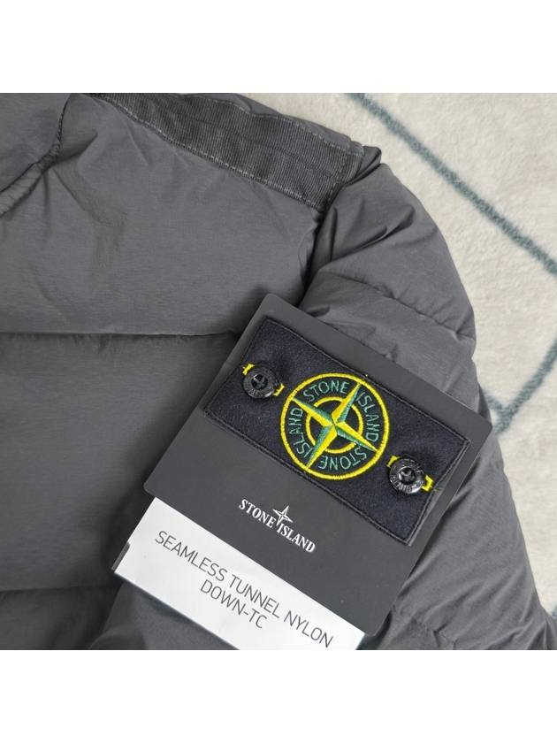 Seamless Tunnel Nylon Down Padding Grey - STONE ISLAND - BALAAN 3