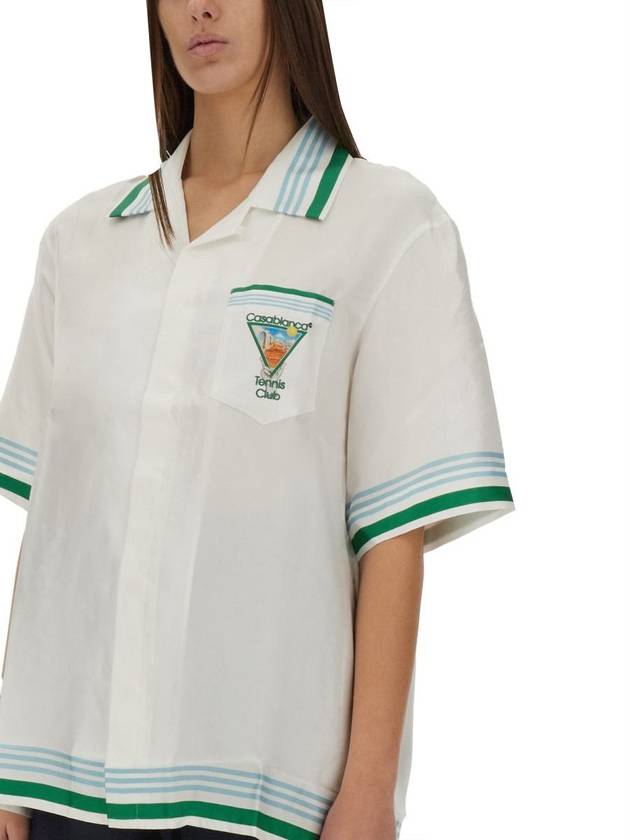 Casablanca Cuban Collar Shirt - CASABLANCA - BALAAN 4