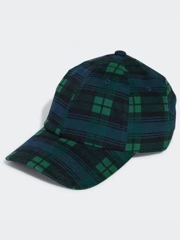 Tartan Baseball Cap NINDIGCGREEN - ADIDAS - BALAAN 1