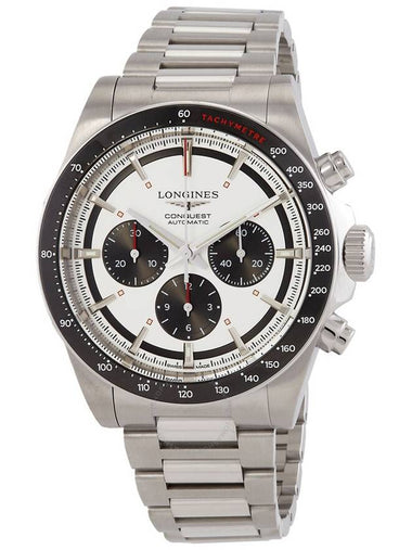 Longines Conquest Chronograph Automatic Silver Dial Men's Watch L3.835.4.72.6 - LONGINES - BALAAN 1