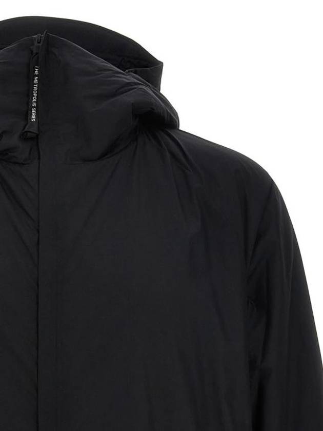 The Metropolis Series Pertex Padded Hooded Jacket Black - CP COMPANY - BALAAN 4