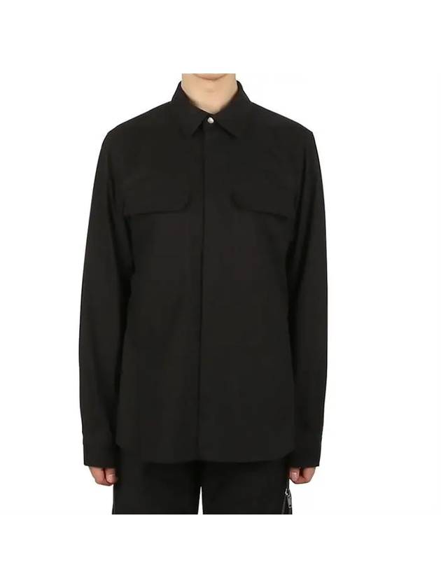 RU01C4236 P 09 Pocket Shirt - RICK OWENS - BALAAN.