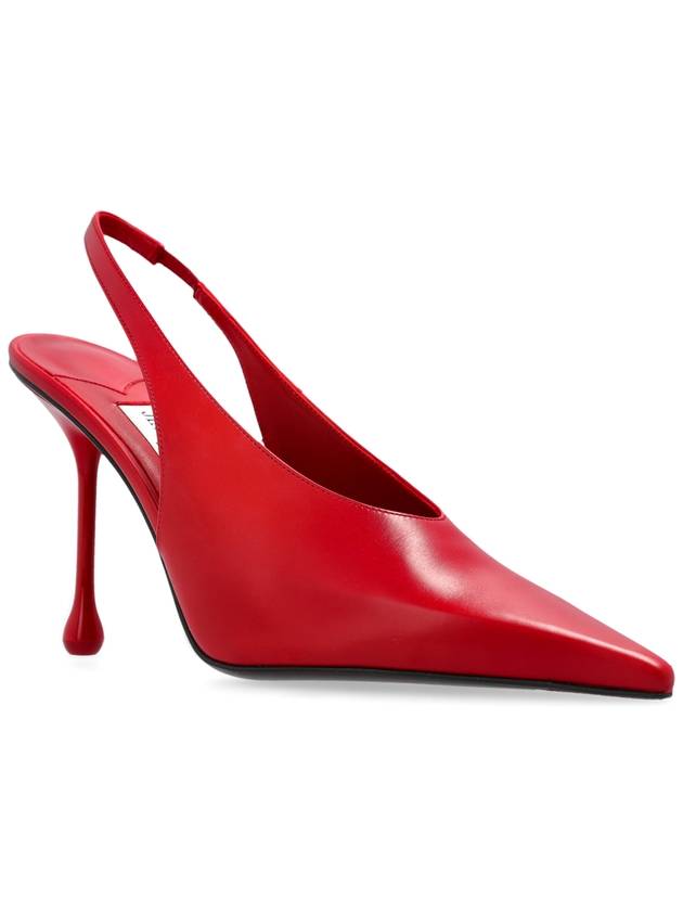 Jimmy Choo Leather High-heeled Shoes Isa, Women's, Red - JIMMY CHOO - BALAAN 4