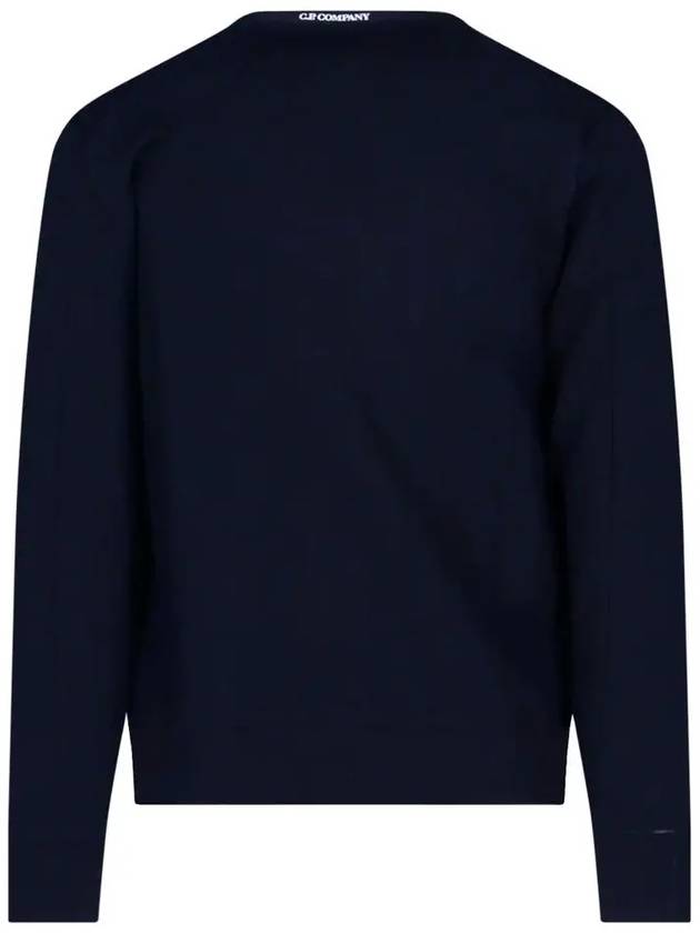 Diagonal Raised Sweatshirt Navy - CP COMPANY - BALAAN 4