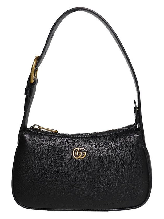 Aphrodite Double G Small Shoulder Bag Black - GUCCI - BALAAN 2