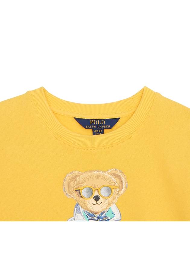 Kids brushed sweatshirt 313926017001 YELLOW - POLO RALPH LAUREN - BALAAN 3