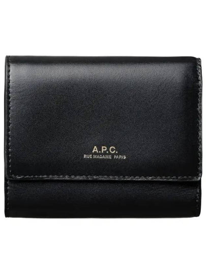 Royce Small Compact Half Wallet Black - A.P.C. - BALAAN 2