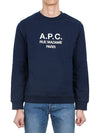 Rufus Embroidery Logo Sweatshirt Navy - A.P.C. - BALAAN 3