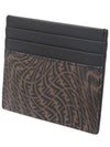 Logo Vertigo Card Wallet Brown - FENDI - BALAAN 4