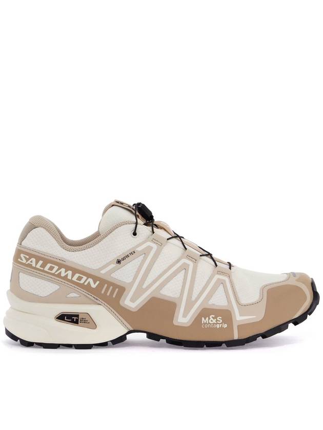 Speedcross 3 Gore-Tex Low Top Sneakers Vanilla Ice White Pepper - SALOMON - BALAAN 2