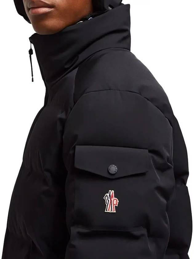 Men's Montgetech Hooded Down Ski Padding Black - MONCLER - BALAAN 4