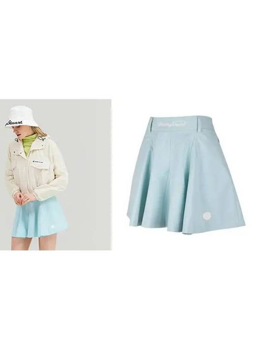 Golf Pleated Flare Skirt Sky Blue - HENRY STUART - BALAAN 2