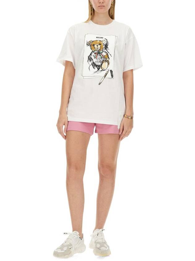 Moschino Logo Print T-Shirt - MOSCHINO - BALAAN 2