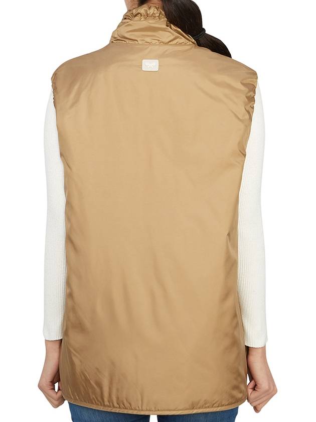 Weekend Yoro Reversible Padding Vest Beige - MAX MARA - BALAAN 6