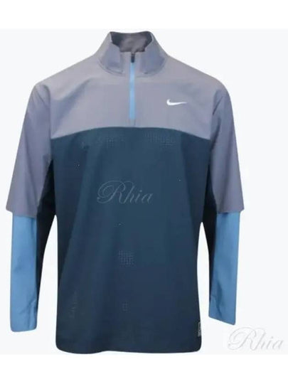 Dri Fit 1/2 Zip Golf Jacket Armory Navy - NIKE - BALAAN 2