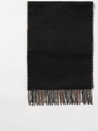 Check Cashmere Scarf Black - BURBERRY - BALAAN 2