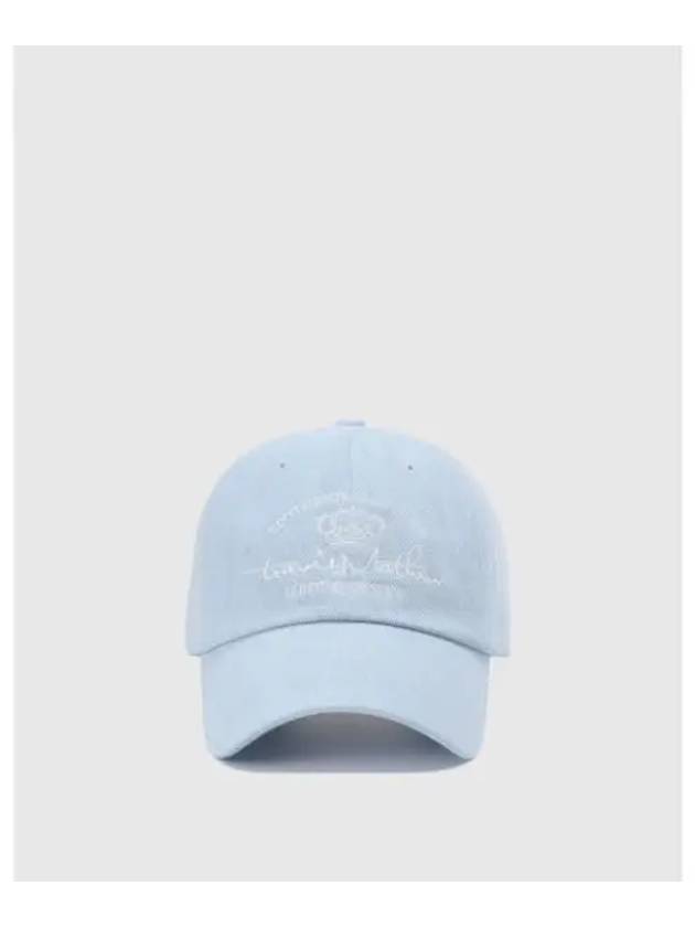 TRAVISMATHEW Unisex Denim Ball Cap Light Blue - TRAVIS SCOTT - BALAAN 1