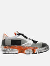 Men's Patchwork Low Top Sneakers - MAISON MARGIELA - BALAAN 4