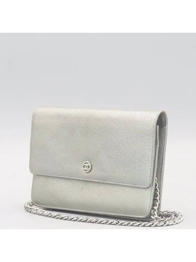 silver crossbody bag - CHANEL - BALAAN 2