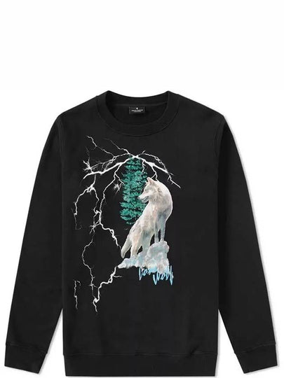 Wolf Sweatshirt Black - MARCELO BURLON - BALAAN 2