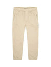 Men's Ghost Piece Wappen Patch Training Cargo Pants Beige - STONE ISLAND - BALAAN 3