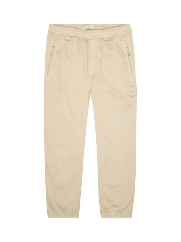 Men's Ghost Piece Wappen Patch Training Cargo Pants Beige - STONE ISLAND - BALAAN 2