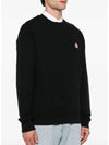 Fox Cotton Sweatshirt Black - MAISON KITSUNE - BALAAN 3