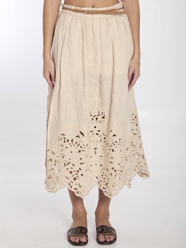 Wylie Embroidered Midi Skirt - ZIMMERMANN - BALAAN 1