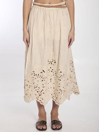 Wylie Embroidered Midi Skirt - ZIMMERMANN - BALAAN 1