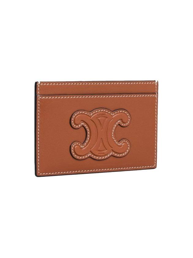 Coeur Triomphe Card Wallet Tan - CELINE - BALAAN 3