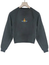 RB Embroidered Logo Sweatshirt Grey - VIVIENNE WESTWOOD - BALAAN 2