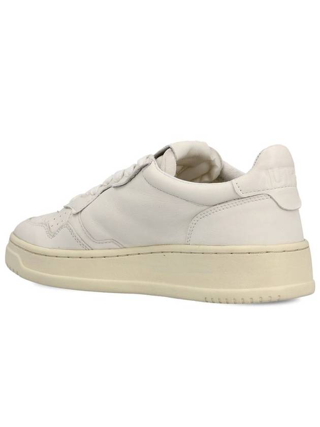 Medalist Goatskin Low Top Sneakers White - AUTRY - BALAAN 4