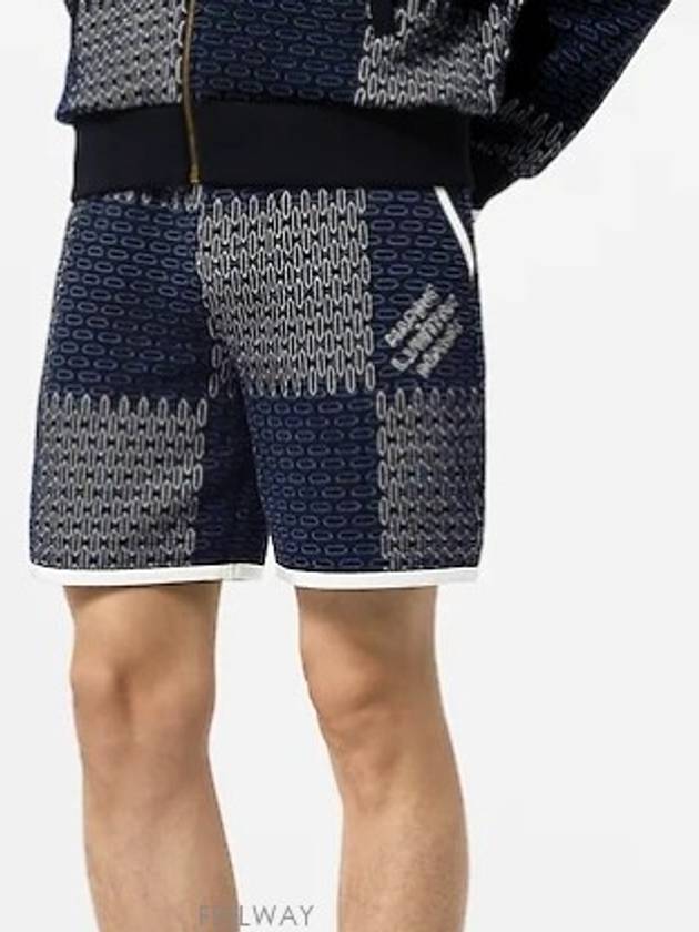 1AFWUJ Damier quilted cotton shorts - LOUIS VUITTON - BALAAN 2