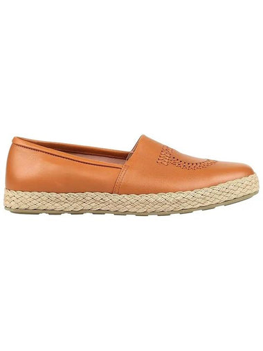 Men's Gancini point espadrille slipon TAN US 85 265mm - SALVATORE FERRAGAMO - BALAAN 1