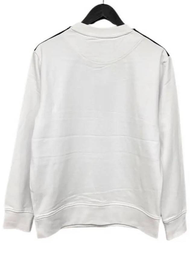 Logo Print Sweatshirt White - MOOSE KNUCKLES - BALAAN 5