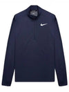 Pacer Dry Fit Half Zip Long Sleeve T-shirt Navy - NIKE - BALAAN 2