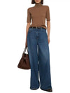 Gigi High Neck Virgin Wool Knit Top Camel Brown - MAX MARA - BALAAN 4