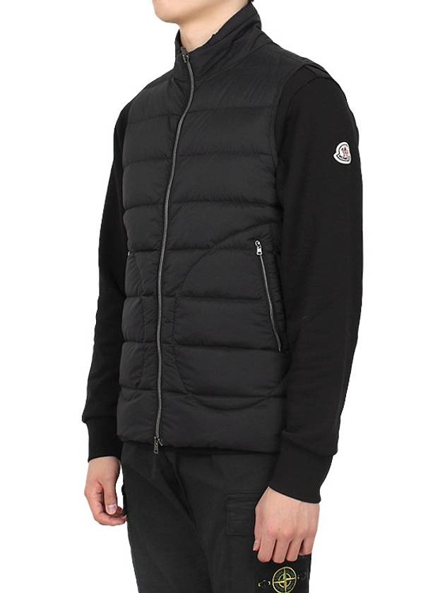 Men's Down Vest Black - HERNO - 5