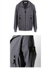 Men's Light Soft Shell R Hooded Jacket Dark Grey - STONE ISLAND - BALAAN 5