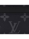 Monogram Eclipse Double Card Wallet Black - LOUIS VUITTON - BALAAN 7