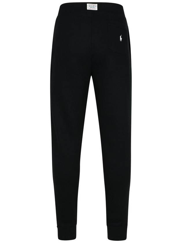 Polo Ralph Lauren 'Jogger' Black Cotton Pants - POLO RALPH LAUREN - BALAAN 3