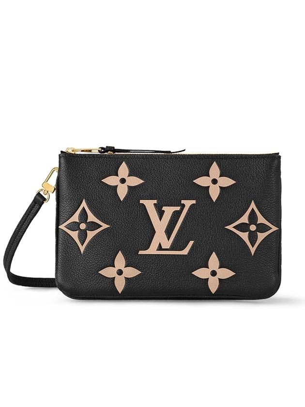 Double Zipper Pochette Mini Bag Black - LOUIS VUITTON - BALAAN 2