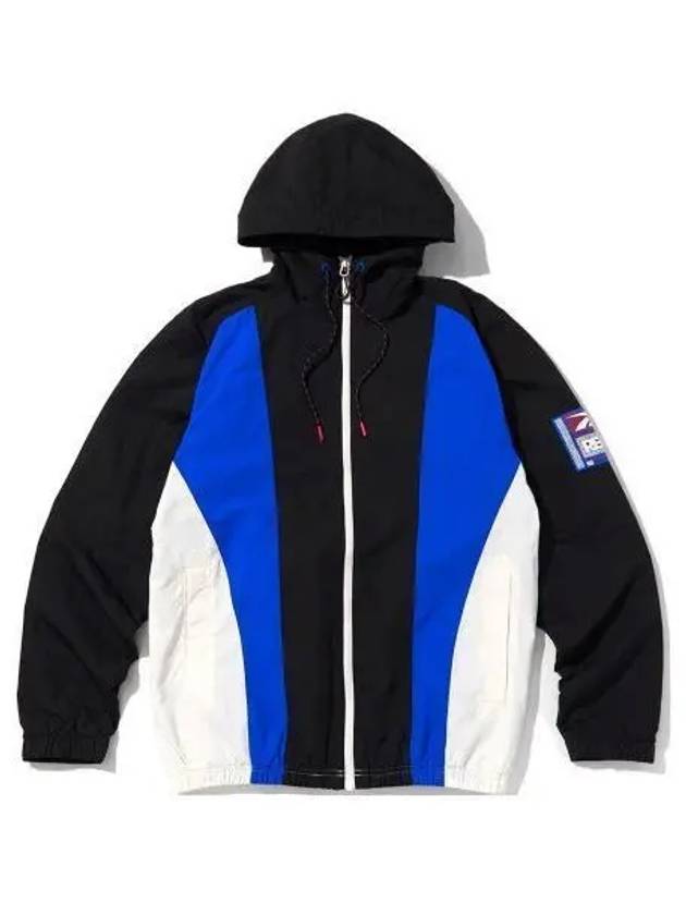 Vector Graphene Hooded Jacket Black Blue - REEBOK - BALAAN 2