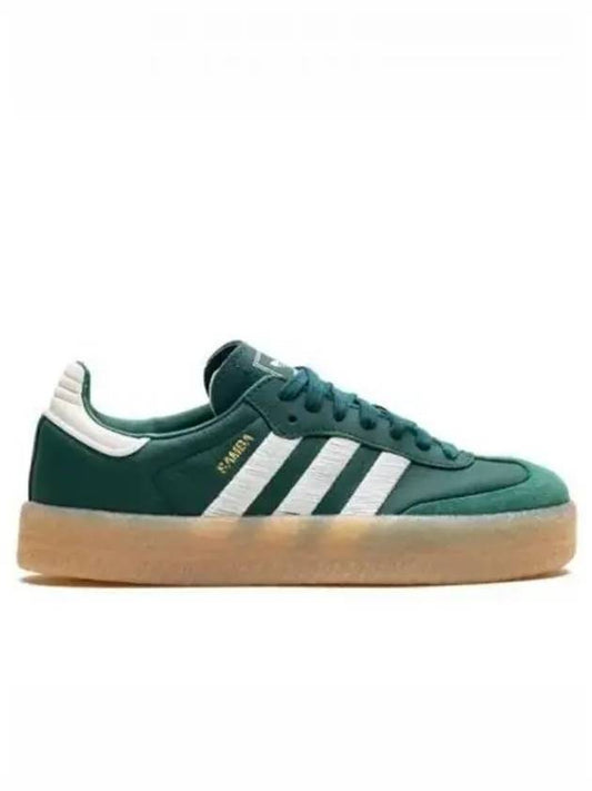 Sambae Leather Low Top Sneakers Collegiate Green - ADIDAS - BALAAN 2