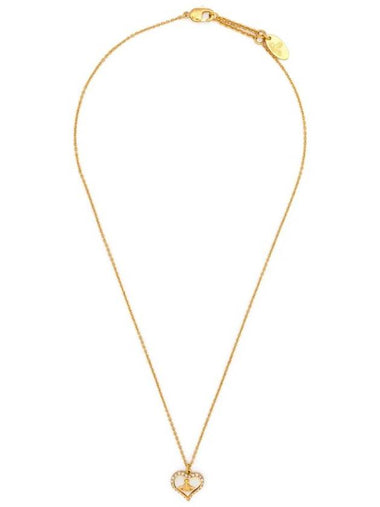 Petra Heart Logo Necklace Gold - VIVIENNE WESTWOOD - BALAAN 1