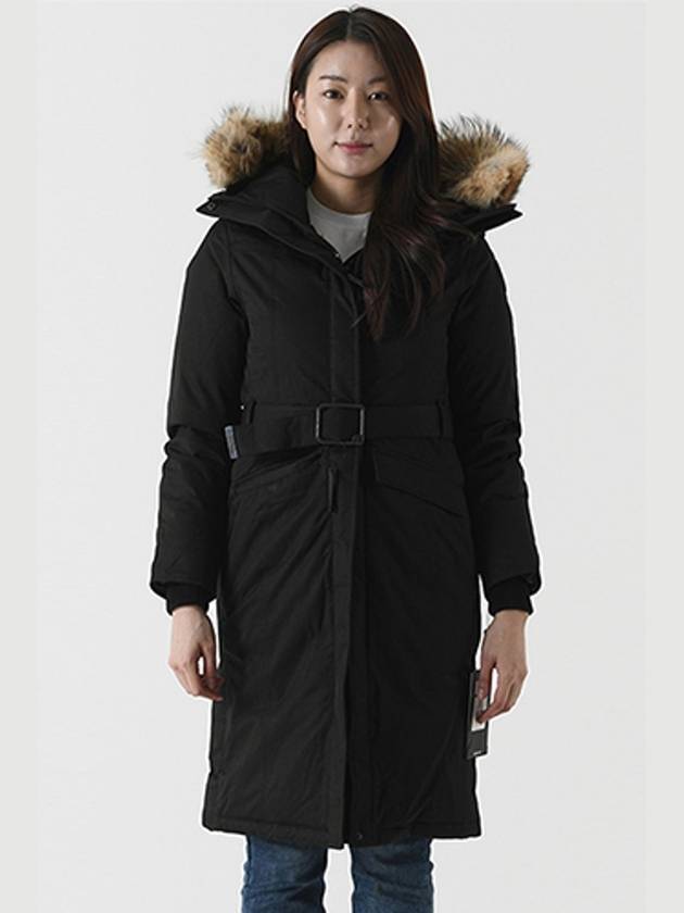 MORGAN long padded jacket black - NOBIS - BALAAN 2