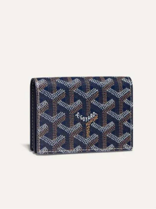 Malsherbe Card Holder Navy Women Men - GOYARD - BALAAN 1