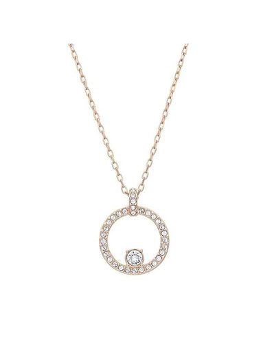 Constella Pendant Rhodium Plated Necklace Rose Gold - SWAROVSKI - BALAAN 1