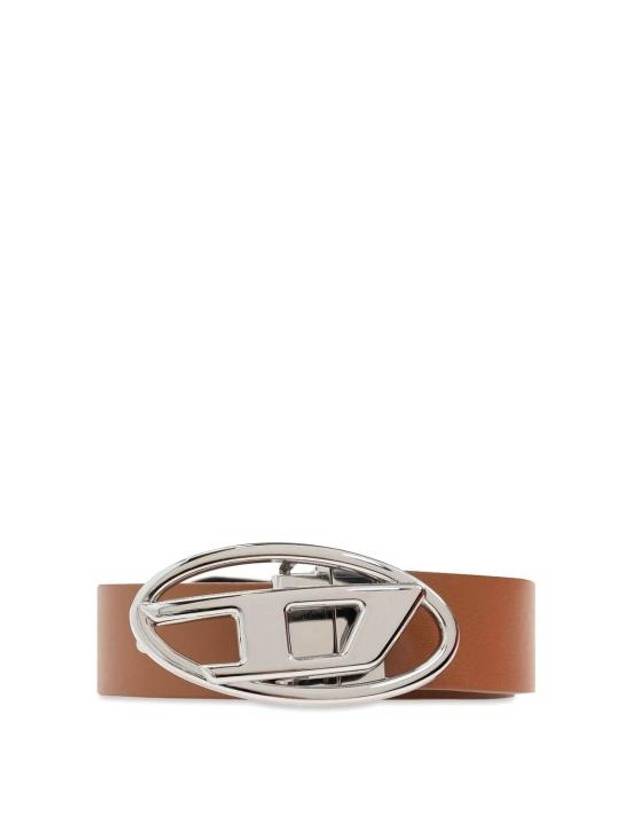 B 1DR W REV II 30 Oval D Buckle Reversible Leather Belt Brown - DIESEL - BALAAN 2